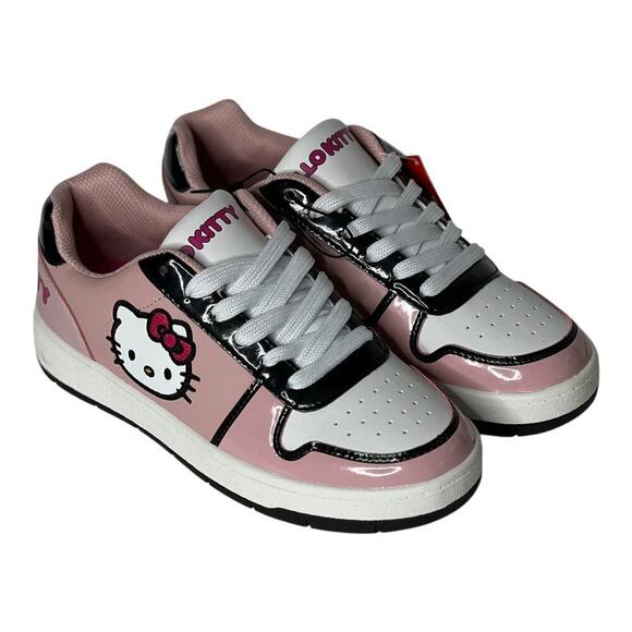 Hello Kitty woman’s size 8 shoes Sneakers Pink white Hello kitty cat Sanrio New - Picture 6 of 12